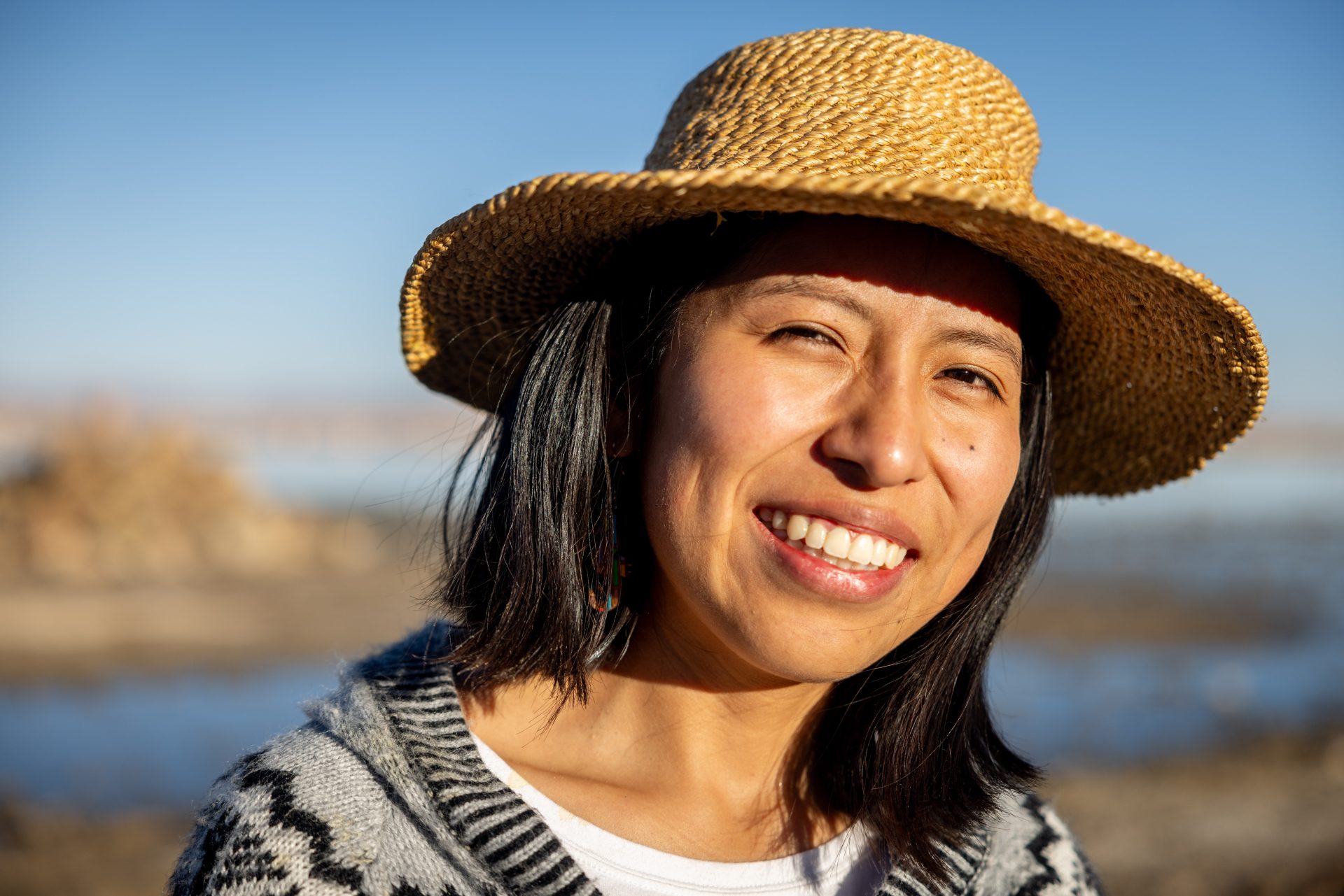 Dayana Blanco y su colectivo Uru Uru Team resucitan al lago Uru Uru en Bolivia
